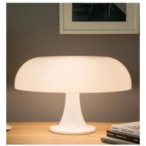 Lampe De Table En Forme De Champignon, Led Pour Décoration La Chambre -Blanc