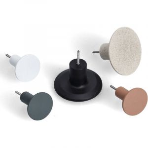 Zeller Crochets de mur à visser, lot de 5