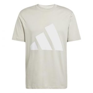 Adidas Homme Essentials BIG Logo Single Jersey Tee, Wonder Alumina/White, XL