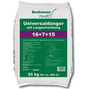 Beckmann Floragard Profi Engrais Universel 16 + 7 + 15 Engrais Longue dur&eacute;e 25 kg, Blanc, 59 x 39 x 15 cm, 115219