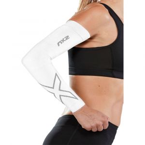 2XU Manchettes De Compression Flex Run M White / Grey