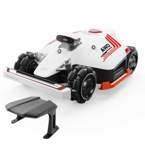 Mammotion - luba 2 awd 5000X Robot Tondeuse avec Garage Standard et Formula Car Autocollant Module 4G