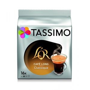 Tassimo Dosettes Café - L'OR Long Classic - 80 boissons (Lot de 5X16 T DISCs)