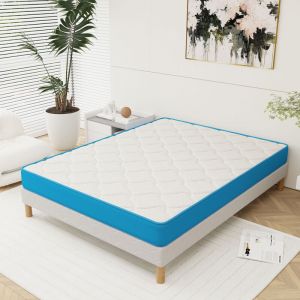 Elite Mattress - Ensemble 160x200 fresh memory Hauteur 15cm