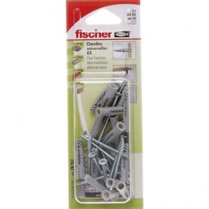 Fischer 26157 - Boîte de 20 Chevilles UX 06x35 RS/20K avec vis