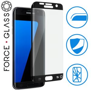 Force glass FGGS7EORIGINALB - Prot&egrave;ge-&eacute;cran en verre tremp&eacute; pour Galaxy S7 Edge