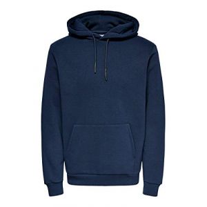 Only & Sons ONSCERES Life Hoodie Sweat Noos Sweatshirt à Capuche, Robe Bleue, L Homme