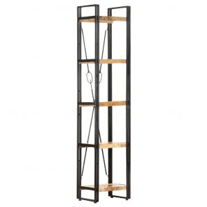 VidaXL Bibliothèque à 5 niveaux 39x30x180 cm Bois de manguier massif
