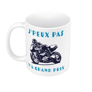 Image de Mug Céramique J'Peux Pas Y'a Grand Prix Moto Course Mécanique GP