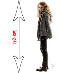 Figurine g&eacute;ante en carton Harry Potter Hermione (176 cm)