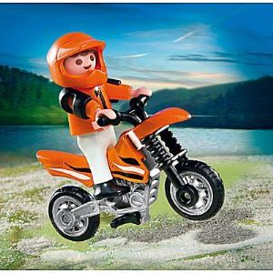 Image de Playmobil 4698 - Enfant et motocross