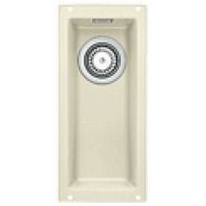 Image de Blanco Subline 160-U Silgranit Jasmin Cuve Simple Bonde Manuelle