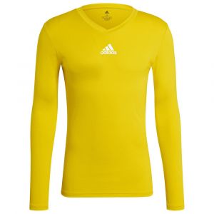 Adidas T-shirt &agrave; Manches Longues Team Base M Team Yellow