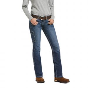 Jeans à jambe droite femme Ariat Rebar DuraStretch Riveter