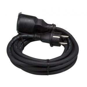 Perel Rallonge en caoutchouc - 5 m - 3g1.5 -