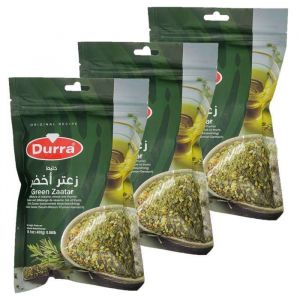 Durra Lot 3x Zaatar vert - Sachet 400g
