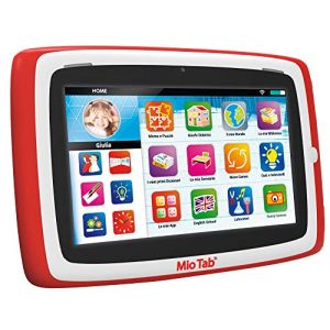 Lisciani-Mio Tab 7'' Smart Kid 2022, Enfants 3-8 Ans, m&eacute;moire 16 Go, autonomie, capacit&eacute; sensorielle, Coordination &oelig;il-Main, Multicolore, 97012
