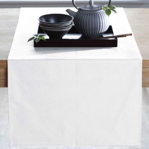 Chemin de table CHEM.LONA - blanc