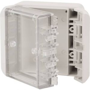 Bopla Boîtier mural, Coffret d'installation Bocube B 080805 PC-V0-G-7035 96021115 gris clair (RAL 7035) 80 x 89 x 47 Po