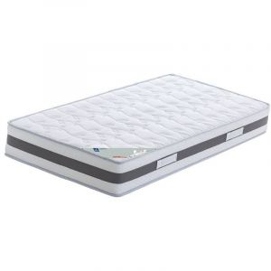 Lot de 2 Matelas 70x190 &agrave; M&eacute;moire de Forme + Aertch HR 35 Kg/m3 Epaisseur 21 Cm Soutien Tr&egrave;s Ferme Extr&ecirc;mement Durable Deluxememory 2 x 70 190 Nuits d'Or