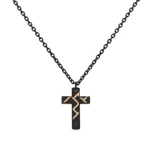 Police Collier et pendentif MUNNAR PJ-26478PSBR-01 Homme
