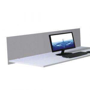 Panneau écran pour bureau L. 80 cm Aluminium