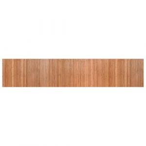 VidaXL Tapis rectangulaire naturel 60x300 cm bambou Brun