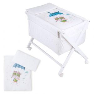 Interbaby Berceau en Croix- Parachute - Bleu