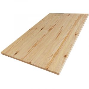 Plateau table bois massif Pin Rustique L.120 X 60 cm, Ep. 22 mm