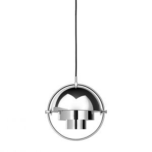 Image de Gubi Suspension MULTI-LITE SMALL-Suspension Métal Ø25.5cm Argenté