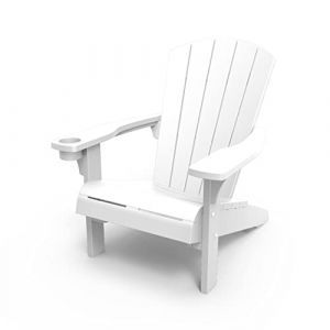 Keter Alpine adirondack Chaise Blanc