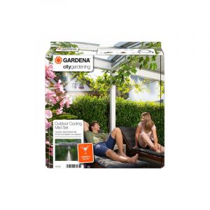 Gardena Kit de brumisation jardin urbain avec programmateur Easy Plus 13137-26
