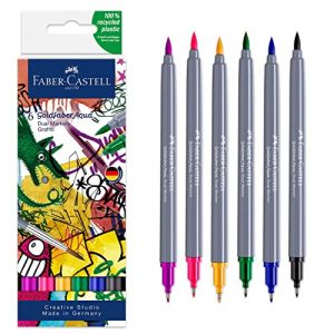 Faber-Castell Sets de 6 feutres Goldfaber Aqua, Graffiti, Set