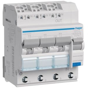 Hager Adaptateur, Plastique, Blanc, Petit Format.