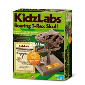 4M - Kidz Labs KIDZROBOTIX: CRÂNE DE T-REX RUGISSANT