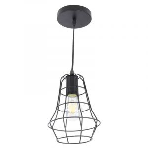 JANDEI - Plafonnier suspendu Tulipa filetée - E27-220-240Vac - Protection IP20 - Intérieur -Rustique Vintage Style Industriel - Métal - Restaurant Hôtel Salon