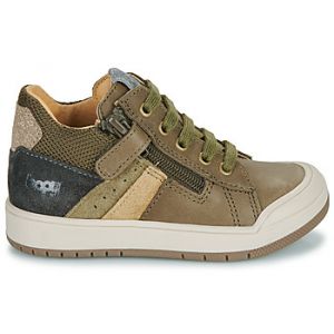 Baskets montantes enfant Bopy VOLT Kaki - Taille 24,25,26,27