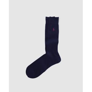 Ralph Lauren Lot de 2 paires de chaussettes hautes Bleu Marine - Taille 39/42;43/46