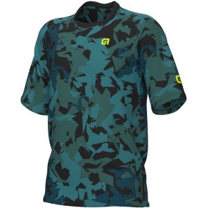 Alé Cycling Off-Road MTB Corner SS Jersey Men, Bleu pétrole M Maillots downhill & freeride
