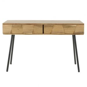 Pier Import - Console d'entrée en bois 2 tiroirs en relief melbourne