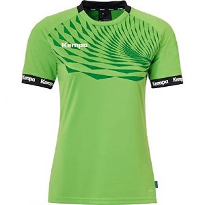 Kempa Wave 26 Shirt Women pour Femmes et Fille - Tee Shirt t-Shirt de Sport à Manches Courtes Vetement Fonctionnel Handball Gym Jogging Running Maillot - élastique et Respirant (Shopping Factory, neuf)