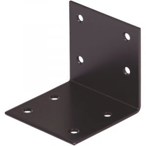 Alberts 329501 Angle Large Noir-revêtu de plastique-60 x 60 x 60 mm