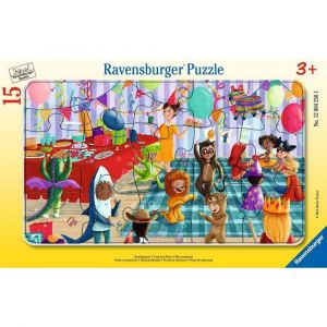 Ravensburger Puzzle cadre 15 pi&egrave;ces : F&ecirc;te costum&eacute;e