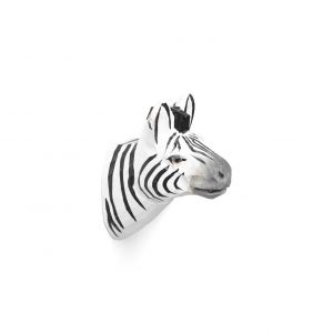 Image de Ferm Living Patère Animal / Zèbre - Sculpté main multicolore en bois