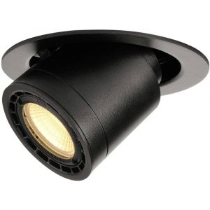 SLV Spot LED encastrable 116320 noir 12 W noir