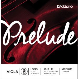 D'Addario AND CO CORDE SEULE (SOL) POUR ALTO PRELUDE &laquo; LONG SCALE &raquo; TENSION MEDIUM