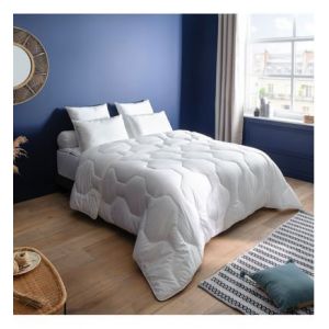 Dodo Couette -TEMPÉRÉE- anti-acariens naturel Palma Blanc - Couleur Blanc - Taille XXL