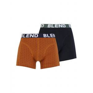 Blend Boxers bleu foncé / vert / orange / blanc - Couleur Bleu Foncé / Vert / Orange / Blanc - Taille XL