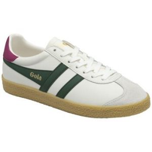 Gola T&eacute;niss Medallister Femme - Baskets En Cuir Blanc Et Vert - 37