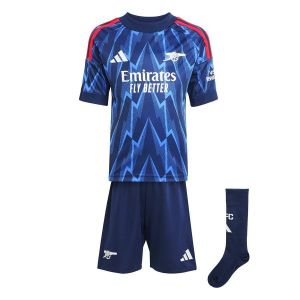 Adidas Arsenal Maillot Extérieur 2025/26 Mini-Kit Enfant, pointure 92cm - ['Bleu'] - Taille 92cm